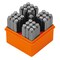 37 Pieces Number and Letter Stamp Set 1/4 (6mm) (A-Z & 0-9 + Stars) Punch Perfect for Imprinting Metal Stamping kit, Plastic, Wood, Leather
